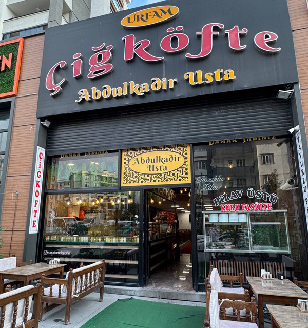 Kadir Usta Urfam Çiğköfte Online Menü